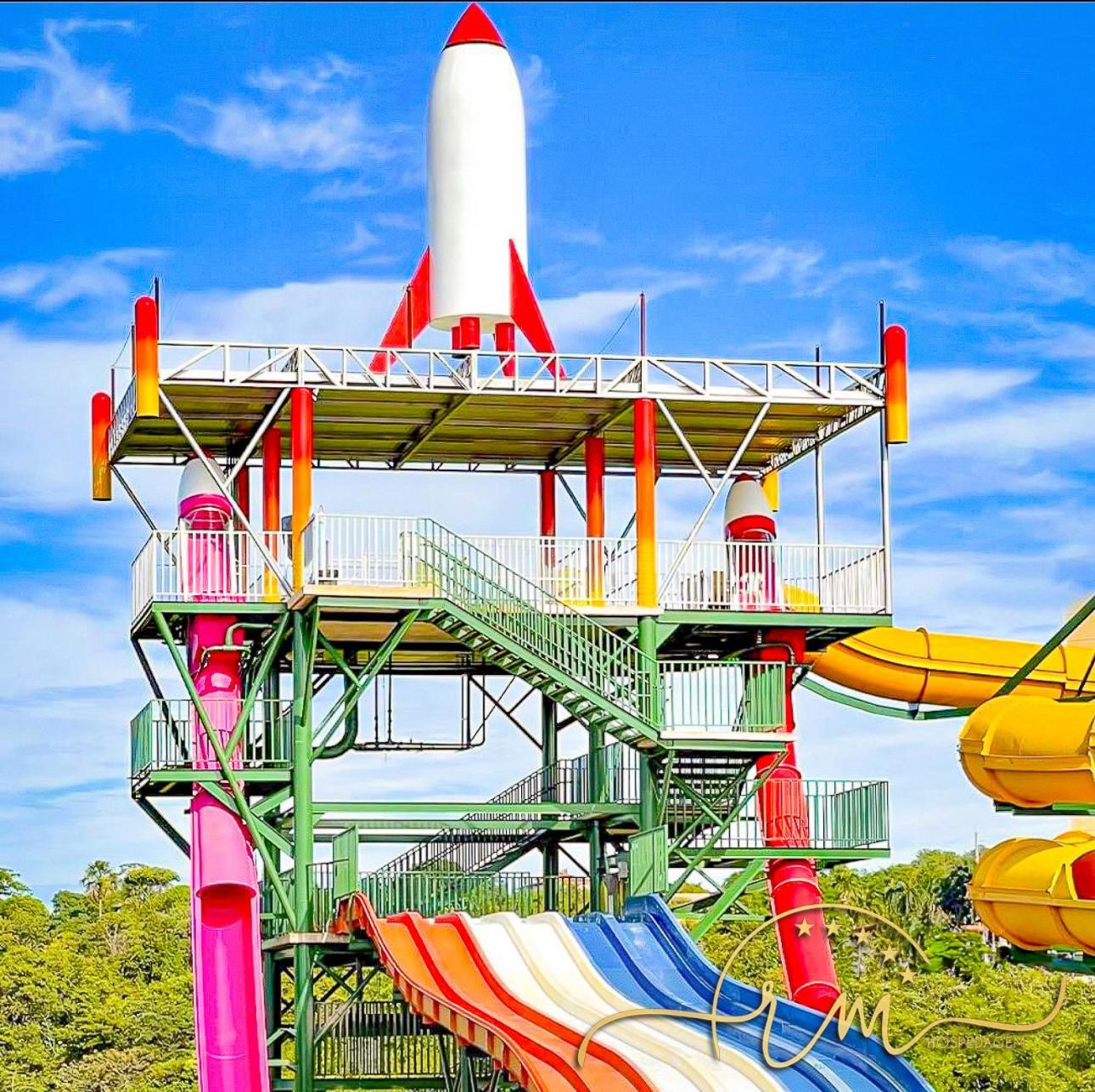 公寓 Spazzio Diroma Rm Com Acesso Acqua Park/splash